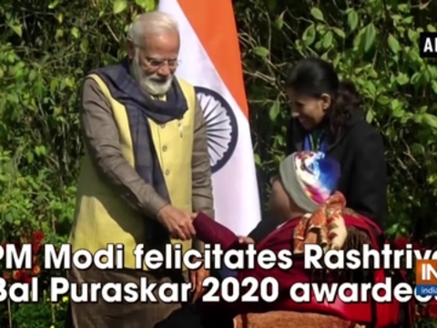 PM Modi felicitates Rashtriya Bal Puraskar 2020 awardees