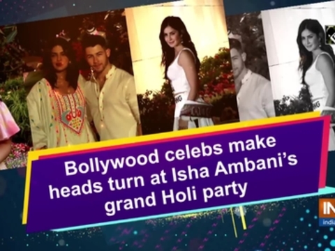 Bollywood celebs make heads turn at Isha Ambani's grand Holi party