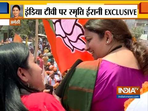 Under the leadership of PM Modi, BJP will win with a huge margin in Amethi, says Smriti Irani