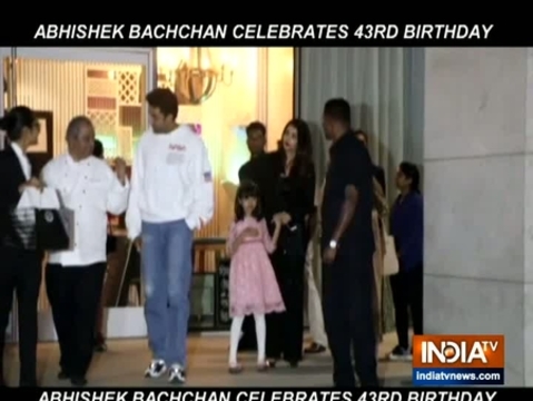 Here's how Abhishek Bachchan celebrated his 43rd birthday