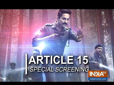 Article 15 special screening attended by Shah Rukh Khan and other celebs