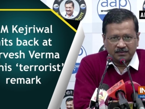 CM Kejriwal hits back at Parvesh Verma on his 'terrorist' remark