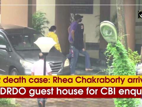 SSR death case: Rhea Chakraborty arrives at DRDO guest house for CBI enquiry