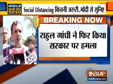 Coronavirus is like a tsunami: Congress MP Rahul Gandhi