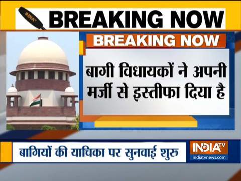 SC hears plea of 15 rebel MLAs of Karnataka