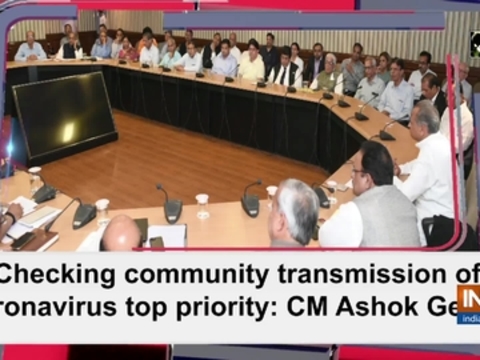 Checking community transmission of coronavirus top priority: CM Ashok Gehlot