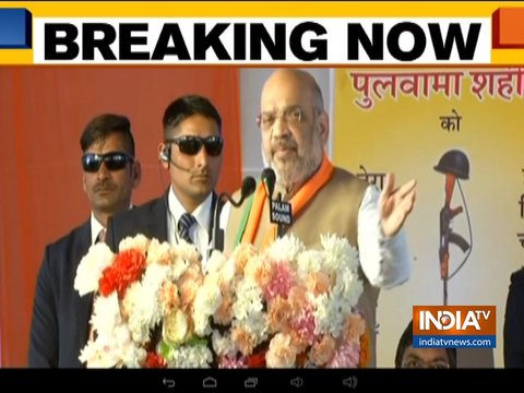 Pulwama Attack: BJP’s Modi govt will not let this sacrifice be wasted, says Amit Shah in Jaipur