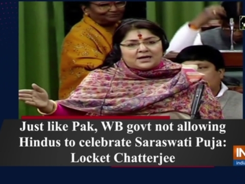 Just like Pak, WB govt not allowing Hindus to celebrate Saraswati Puja: Locket Chatterjee