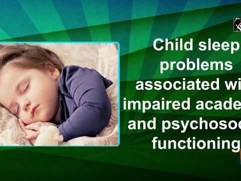 Child sleep problems associated with impaired academic and psychosocial functioning