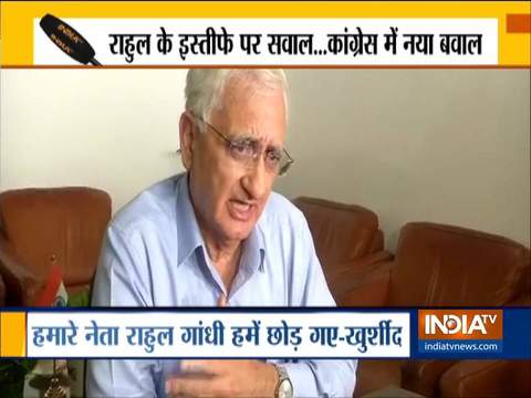 Senior leader Salman Khurshid expresses concern over present condition of Congress party