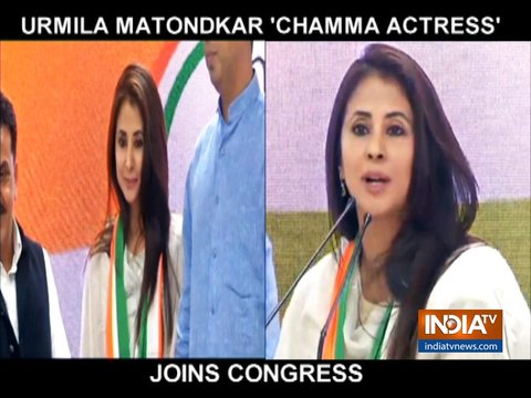 Bollywood actress Urmila Matondkar joins Congress, says I am here to serve the people