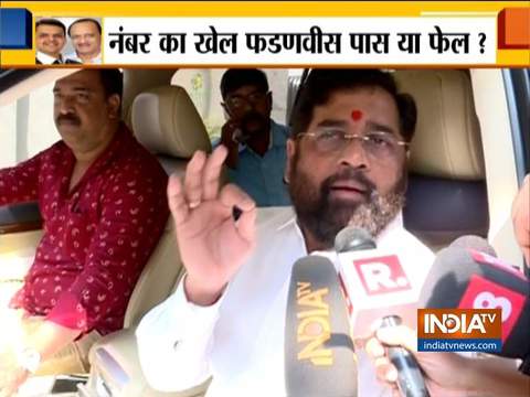 Ajit Pawar meets Fadnavis, Eknath Shinde demands Fadnavis resignation