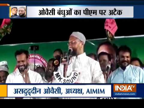 Owaisi brothers attack PM Modi, call him king of lies