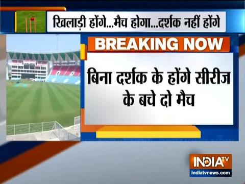 Remaining India vs South Africa ODIs to be played in empty stadiums due to coronavirus threat