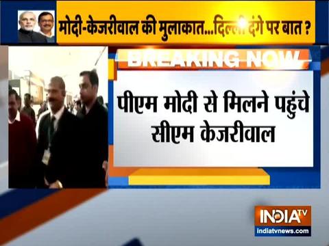 Delhi CM Kejriwal reaches PMO Sansad Bhavan to meet PM Modi