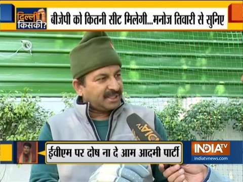 Exit Polls predicts victory for AAP but BJP MP Manoj Tiwari still feels BJP will form govt in Delhi