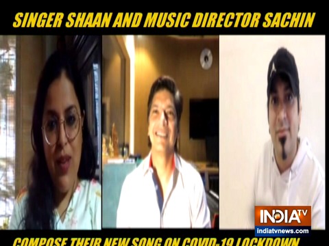 Singer Shaan, Sachin Gupta talk exclusively to IndiaTV about their new song 'World Prayer'