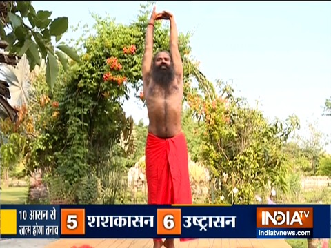 Do Tadasana, Ardha Chakrasana to treat depression: Swami Ramdev