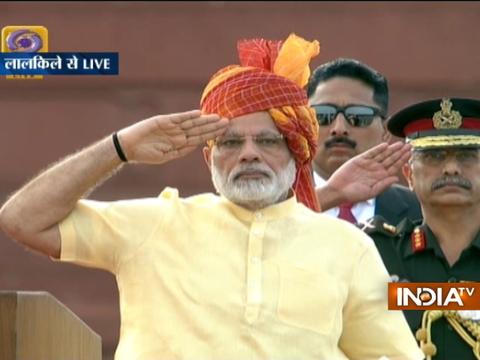 From PM Modi's arrival to departure, watch celebrations of the 71st Independence Day