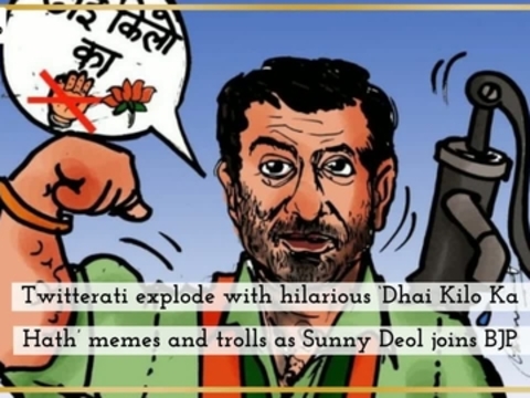 Twitterati explode with hilarious ‘Dhai Kilo Ka Hath’ memes and trolls as Sunny Deol joins BJP