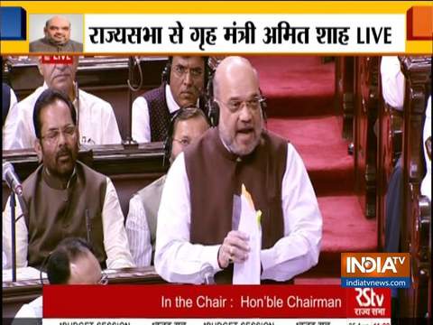 Article 370 to be revoked: Amit Shah in Rajya Sabha