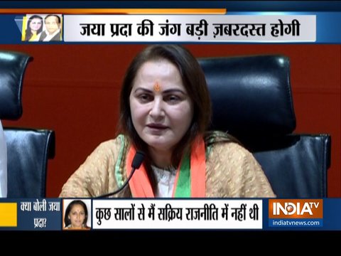 Jaya Prada joins BJP, may contest against Azam Khan from Rampur