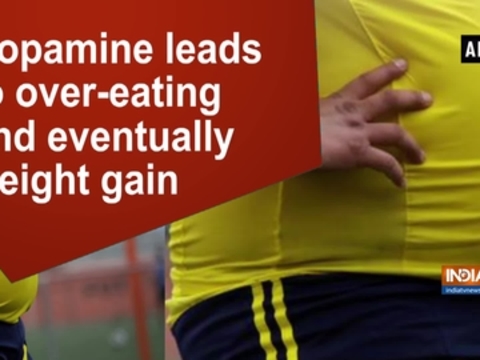 Dopamine leads to over-eating and eventually weight gain