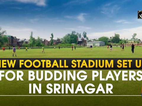 New football stadium set up for budding players in Srinagar