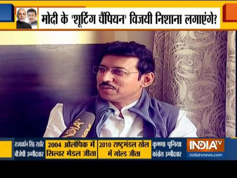 Battle of the Athletes: Rajyavardhan Rathore to face Krishna Poonia in Jaipur Rural