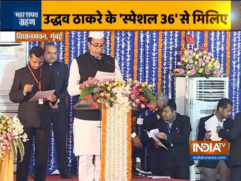 Dilip Walse Patil, Dhananjay Munde, Nawab Malik take oath as cabinet ministers in Maharashtra government