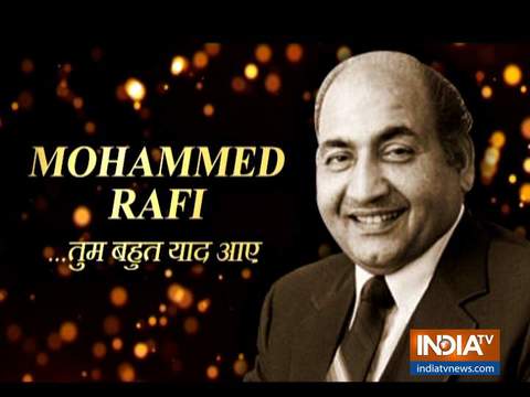 India TV's musical tribute to legendary singer Mohammed Rafi 