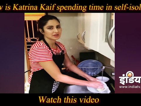 Katrina Kaif washes utensils as her maid goes on quarantine during COVID-19 crises