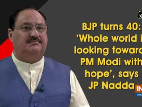 BJP turns 40: 'Whole world is looking towards PM Modi with hope', says JP Nadda