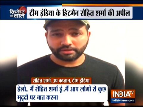 Rohit Sharma urges people to take care amid COVID-19 outbreak