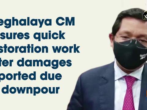 Meghalaya CM assures quick restoration work after damages reported due to downpour