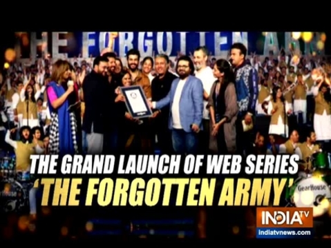 New world record created at the launch of Kabir Khan's web series The Forgotten Army