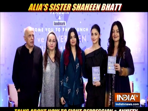 Alia Bhatt’s sister Shaheen opens up about her battle with depression