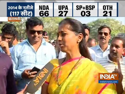 Sharad Pawar’s daughter Supriya Sule confident of her third victory in Maharashtra's Baramati