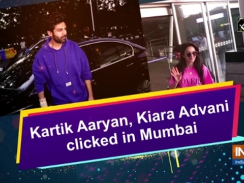 Kartik Aaryan, Kiara Advani clicked in Mumbai