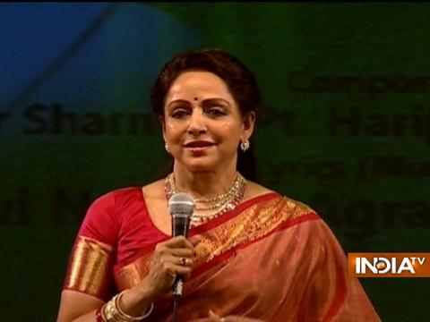 Hema Malini launches her devotional album on the occasion of Janmashtami