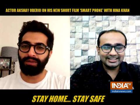 Akshay Oberoi talks about his latest short film Smart Phone, co-starring Hina Khan