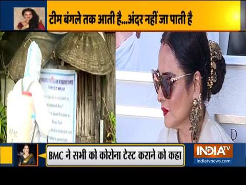 Rekha to undergo coronavirus test, BMC returns from gate. Know details