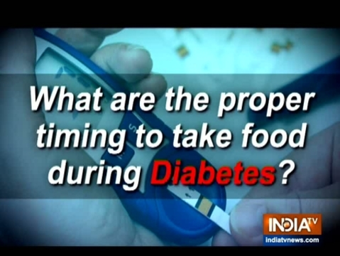 Know what are the proper timings to take food during diabetes?