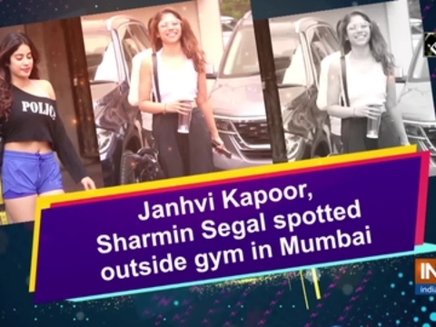 Janhvi Kapoor, Sharmin Segal spotted outside gym in Mumbai