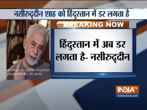 Don't feel safe in India now, cow's life is more important than cop's life: Naseeruddin Shah