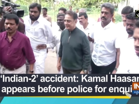 'Indian-2' accident: Kamal Haasan appears before police for enquiry