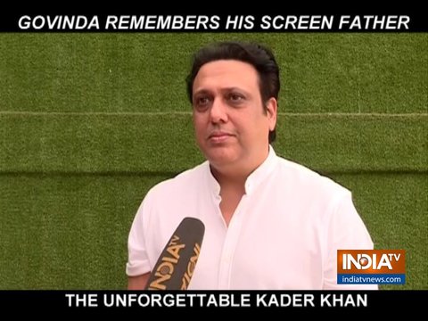 Govinda remembers his perfect camaraderie with legendary actor Kader Khan