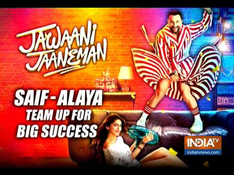 Saif and Alaya launch Jawaani Jaaneman's first song Gallan Kardi