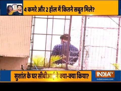 CBI team recreate crime scene at Sushant Singh Rajput's Bandra flat