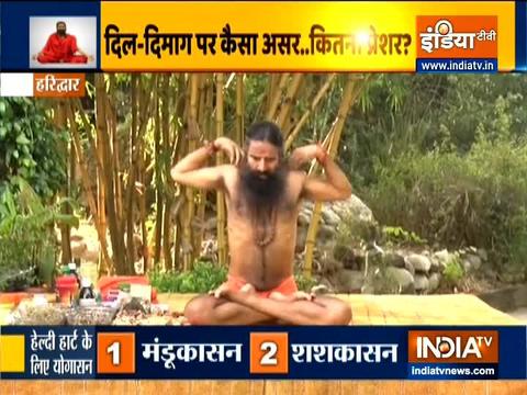 Treat anger and stress with Swami Ramdev's yoga asanas